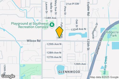 Map Image of the Property - 2814 Fulton St SW