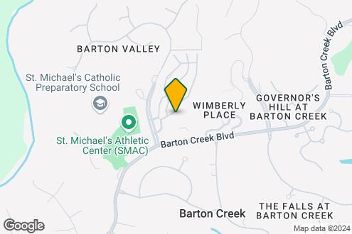 Map Image of the Property - Barton Creek Villas