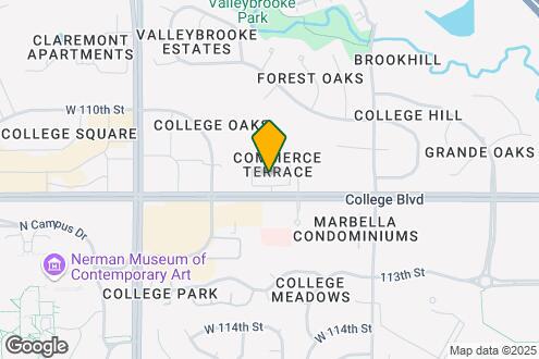 Map Image of the Property - Avia Apartments on College Blvd (Overland ...