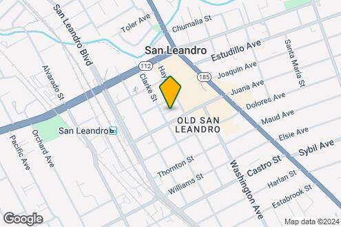 Imagen del Mapa de la Propiedad - San Leandro Senior Living