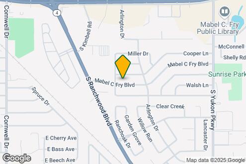 Map Image of the Property - 709 Mabel C Fry Blvd