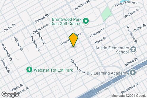 Map Image of the Property - 2251 Webster St