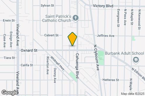 Map Image of the Property - 10617-25 Oxnard St