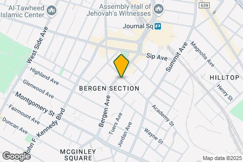 Map Image of the Property - 872 Bergen Ave