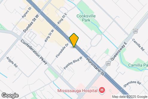 Map Image of the Property - 2440 Hurontario St