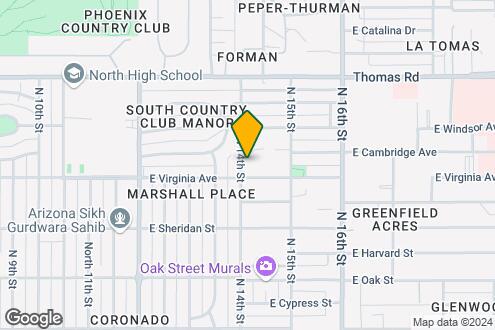 Map Image of the Property - 2609 N 14th St