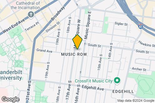 Map Image of the Property - Millennium Music Row