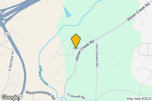 Map Image of the Property - Redwood Greer Abner Creek Road