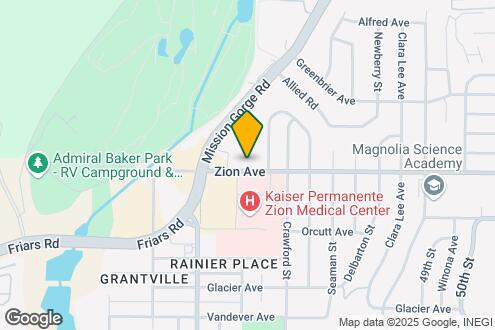 Map Image of the Property - Latitude Apartments at Mission Valley