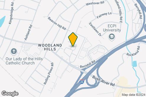 Map Image of the Property - Woodland Village Apartments