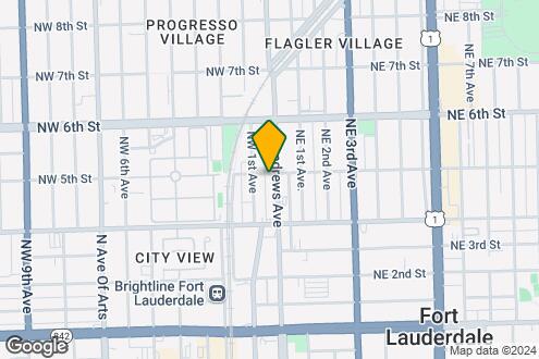 Map Image of the Property - 445 N Andrews Ave