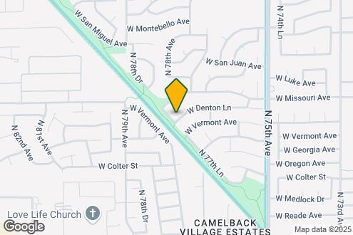 Map Image of the Property - 5453 N 77th Ln