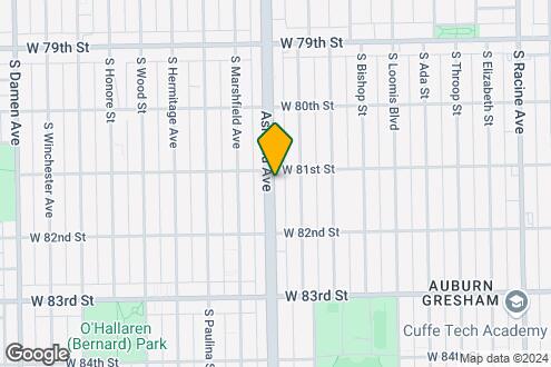 Map Image of the Property - 8109 S Ashland Ave