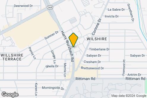 Map Image of the Property - Wilshire Woods