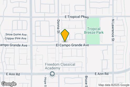 Map Image of the Property - 920 E El Campo Grande Ave