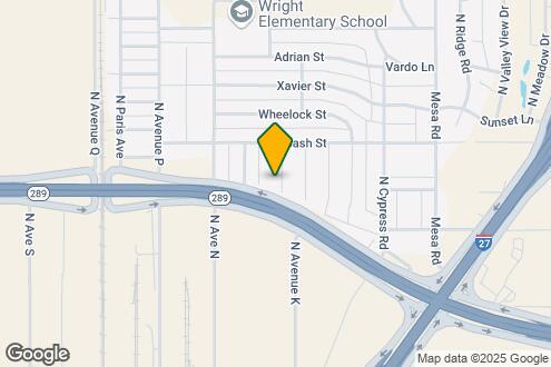 Map Image of the Property - 2105 N Avenue K