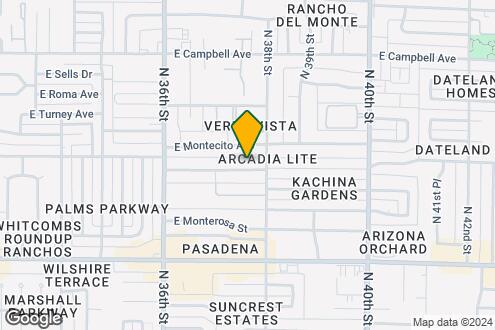 Map Image of the Property - 3736 E Glenrosa Ave