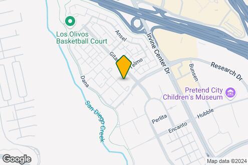 Map Image of the Property - Los Olivos at Irvine Spectrum