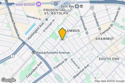 Map Image of the Property - 476 Columbus Ave