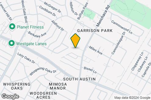 Map Image of the Property - South Austin Serenity