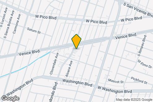 Map Image of the Property - 1612 S Redondo Blvd