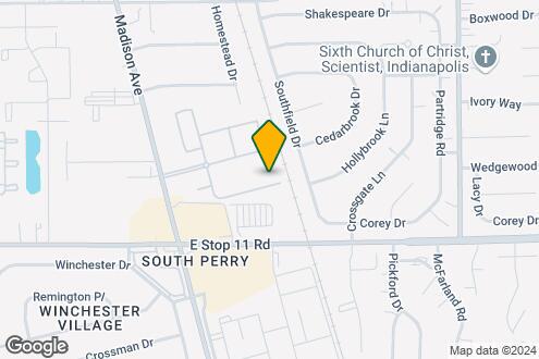 Map Image of the Property - Greentree Apartments