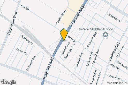 Map Image of the Property - 7466 Rosemead Apts