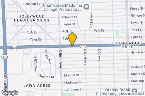 Map Image of the Property - 5400 Hollywood Blvd