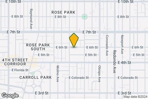 Map Image of the Property - 2828 E 6th St