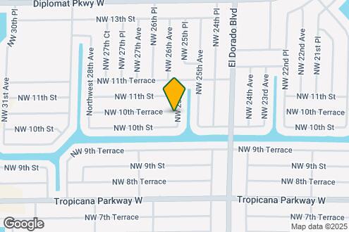 Imagen del Mapa de la Propiedad - 2518 NW 10th Terrace