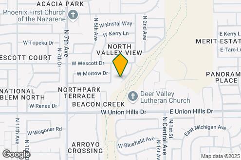 Map Image of the Property - 18816 N 3rd Ave