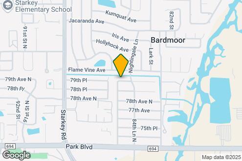 Map Image of the Property - 8591 79th Ave N