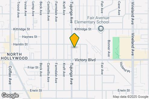 Map Image of the Property - 6444 Tujunga Ave