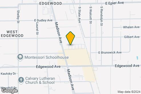 Map Image of the Property - 5700 Madison Apartments & Edgewood on Madison