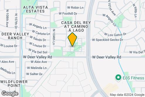 Map Image of the Property - 21925 N 103rd Ln