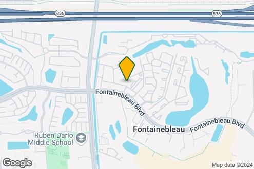 Map Image of the Property - 9517 Fontainebleau Blvd