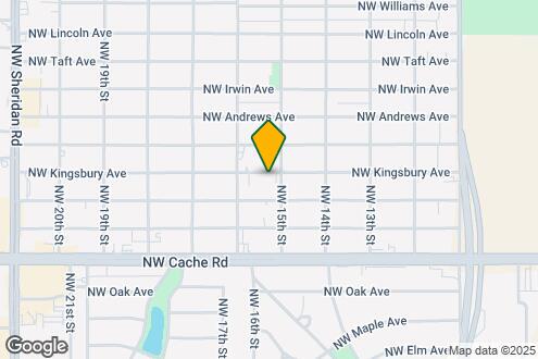 Map Image of the Property - 1502 NW Kingsbury Ave