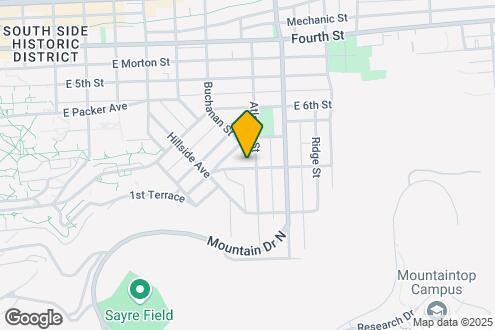 Map Image of the Property - 739 E 7th St