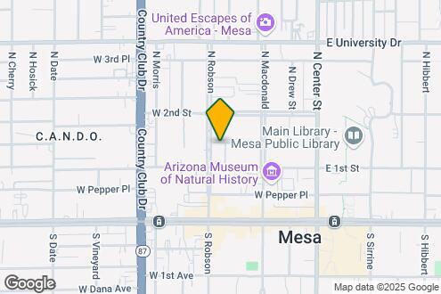 Imagen del Mapa de la Propiedad - Metro at Downtown Mesa