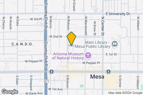 Map Image of the Property - Metro at Downtown Mesa