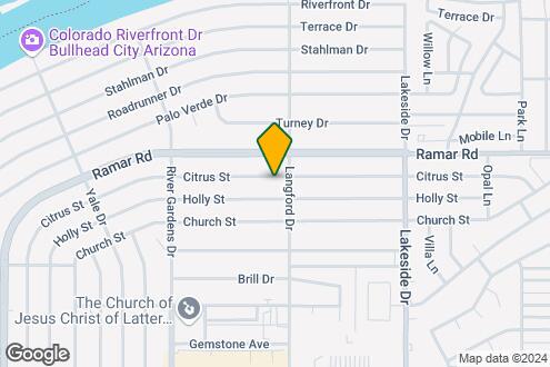 Map Image of the Property - 860 Citrus St