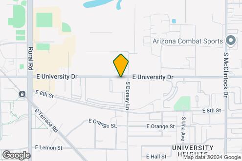 Map Image of the Property - 1275 E University Dr