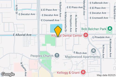 Imagen del Mapa de la Propiedad - Pacifica Senior Living Fresno