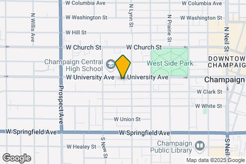 Map Image of the Property - 605 W University Ave