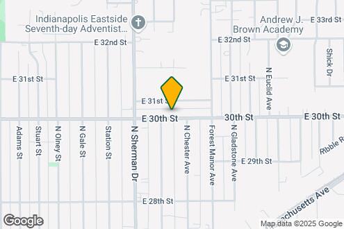 Map Image of the Property - 3920 E 30th St