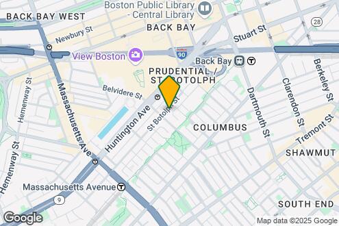 Map Image of the Property - Saint Botolph St, Back bay-Prudential