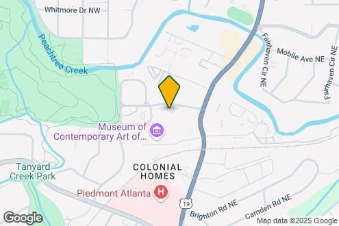 Imagen del Mapa de la Propiedad - Wesley Townsend Apartments at Buckhead