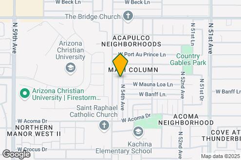 Map Image of the Property - 14846 N 54th Ave