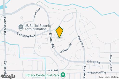 Map Image of the Property - Foothill Manor Townhomes