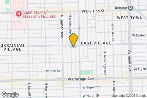 Map Image of the Property - 949 N Winchester Ave